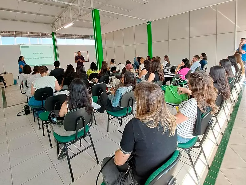 Visita técnica dos alunos do curso de moda da UNIVALI na SANCRIS.