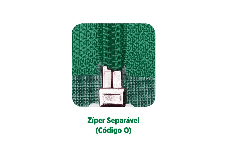 Zíper sintético fino, Zíper de nylon fino, zíper comum fino, zíper simples fino com terminal separável SANCRIS.